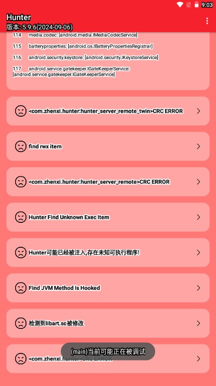 Hunter环境检测