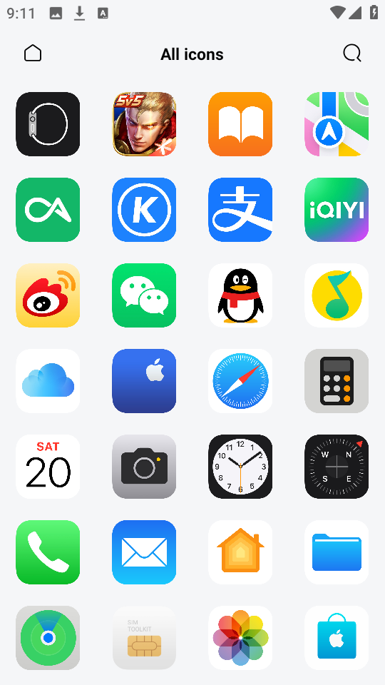 安卓仿ios图标包